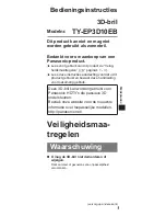 Preview for 11 page of Panasonic TY-EP3D10EB Operating Instructions Manual