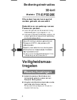 Preview for 8 page of Panasonic TY-EP3D20E Operating Instructions Manual