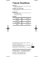 Preview for 39 page of Panasonic TY-EP3D20E Operating Instructions Manual