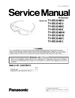 Panasonic TY-ER3D4MC Service Manual preview