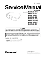 Panasonic TY-ER3D4MU Service Manual preview