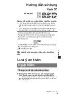 Предварительный просмотр 31 страницы Panasonic TY-ER3D4MW Operating Instructions Manual