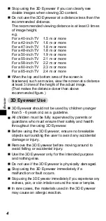 Preview for 4 page of Panasonic TY-ER3D5MW Operating Instructions Manual