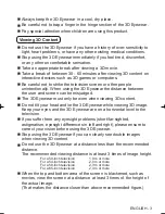 Preview for 3 page of Panasonic TY-EW3D2LE Operating Instructions Manual