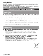 Preview for 10 page of Panasonic TY-EW3D2LE Operating Instructions Manual