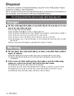 Preview for 10 page of Panasonic TY-EW3D2LU Operating Instructions Manual