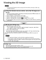 Preview for 8 page of Panasonic TY-EW3D2SU Operating Instructions Manual