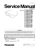 Panasonic TY-EW3D3LW Service Manual preview