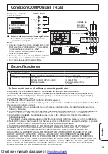 Предварительный просмотр 19 страницы Panasonic TY-FB12LC Operating Instructions Manual