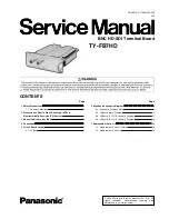 Panasonic TY-FB7HD Service Manual preview