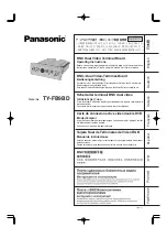 Preview for 1 page of Panasonic TY-FB9BD Operating Instructions Manual