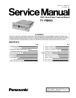 Panasonic TY-FB9BD Service Manual preview