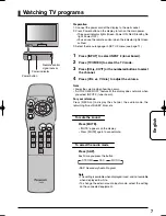 Preview for 7 page of Panasonic TY-FB9TU Operating Instructions Manual