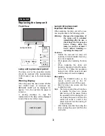 Preview for 3 page of Panasonic TY-LA2004 Lamp Replacement Update Manual