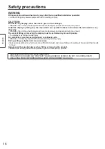 Preview for 16 page of Panasonic TY-PG70LF50 Fitting Instructions Manual