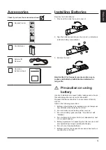 Preview for 3 page of Panasonic TY-RM50VW Operating	 Instruction