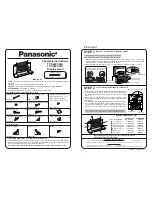 Preview for 1 page of Panasonic TY-S42PX20U User Manual