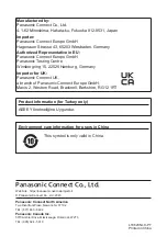 Предварительный просмотр 20 страницы Panasonic TY-SB01F Operating Instructions Manual