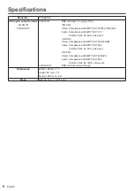 Preview for 6 page of Panasonic TY-SB01SS Operating Instructions Manual