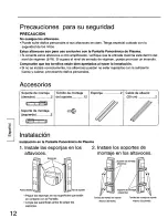 Preview for 12 page of Panasonic TY-SP37P4-K Operating Instructions Manual