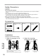 Preview for 18 page of Panasonic TY-SP37P5-K Operating Instructions Manual