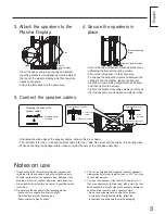 Предварительный просмотр 3 страницы Panasonic TY-SP37P8W-K Installation Instructions Manual