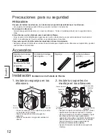 Предварительный просмотр 12 страницы Panasonic TY-SP37P8W-K Installation Instructions Manual