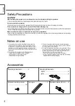 Preview for 2 page of Panasonic TY-SP65P11WK Installation Instructions Manual