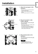 Preview for 3 page of Panasonic TY-SP65P11WK Installation Instructions Manual