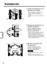 Предварительный просмотр 18 страницы Panasonic TY-SP65P11WK Installation Instructions Manual