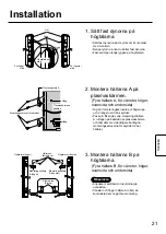 Предварительный просмотр 21 страницы Panasonic TY-SP65P11WK Installation Instructions Manual