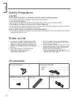 Предварительный просмотр 2 страницы Panasonic TY-SP65P11WK Installation Instructions