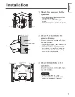 Preview for 3 page of Panasonic TY-SP65P11WK Installation Instructions