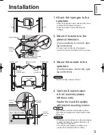 Preview for 3 page of Panasonic TY-SP65PV500 Installation Instructions Manual