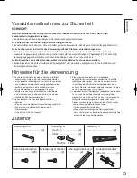 Предварительный просмотр 5 страницы Panasonic TY-SP65PV500 Installation Instructions Manual