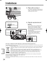 Предварительный просмотр 34 страницы Panasonic TY-SP65PV500 Installation Instructions Manual