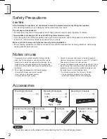 Предварительный просмотр 2 страницы Panasonic TY-SP65PV600 Installation Instructions Manual