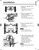 Предварительный просмотр 3 страницы Panasonic TY-SP65PV600 Installation Instructions Manual