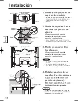 Предварительный просмотр 18 страницы Panasonic TY-SP65PV600 Installation Instructions Manual