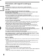 Preview for 6 page of Panasonic TY-ST08K Installation Instructions Manual