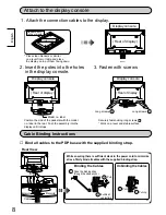 Предварительный просмотр 8 страницы Panasonic TY-ST10-M Installation Instructions Manual