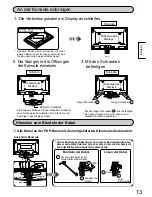 Предварительный просмотр 13 страницы Panasonic TY-ST10-M Installation Instructions Manual