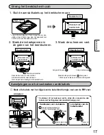 Предварительный просмотр 17 страницы Panasonic TY-ST10-M Installation Instructions Manual