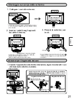 Предварительный просмотр 21 страницы Panasonic TY-ST10-M Installation Instructions Manual