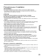 Предварительный просмотр 23 страницы Panasonic TY-ST10-M Installation Instructions Manual