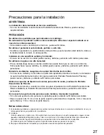 Предварительный просмотр 27 страницы Panasonic TY-ST10-M Installation Instructions Manual