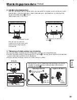 Preview for 39 page of Panasonic TY-ST20-K Installation Instructions Manual