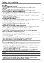 Preview for 12 page of Panasonic TY-ST42P50 Fitting Instructions Manual