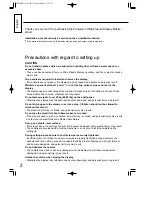 Preview for 2 page of Panasonic TY-ST42PF3 Installation Instructions Manual