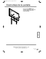 Preview for 37 page of Panasonic TY-ST42PF3 Installation Instructions Manual